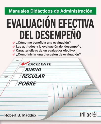 Evaluación Efectiva Del Desempeño Trillas 