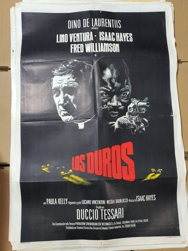 Afiche Cine Original-1327- Los Duros - Lino Ventura