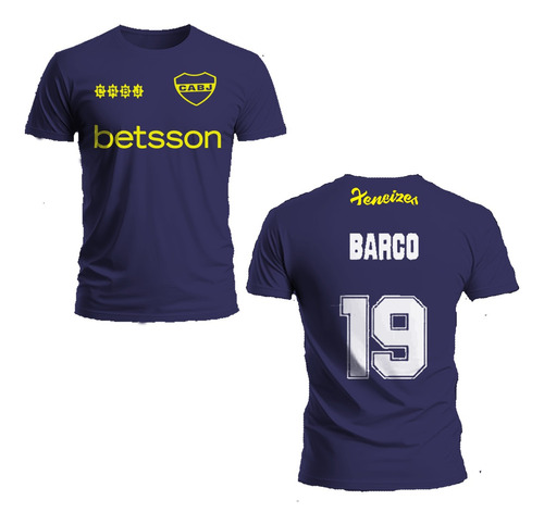 Remera De Boca Juniors / Jugadores Números Unisex / Colores