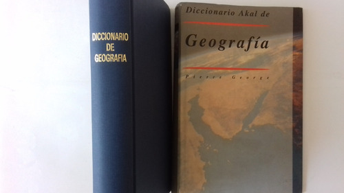Diccionario De Geografia.dir.pierre George.akal $ 58000