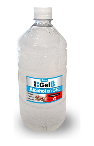 Alcohol En Gel Premium 1 Ltr Sanitizante Sertificacion Anmat