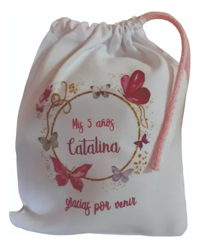 comprar Bolsitas  Personalizadas De Tela. 30 Bolsitas De 15cmx20cm