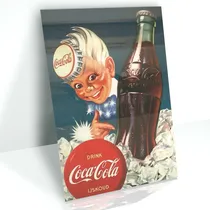 Comprar Placas Decorativas Coca Cola Coke Bares Vintage Pin Up Quadros Em Mdf Com Alto Brilho! Alta Qualidade! Envio Rápido! 