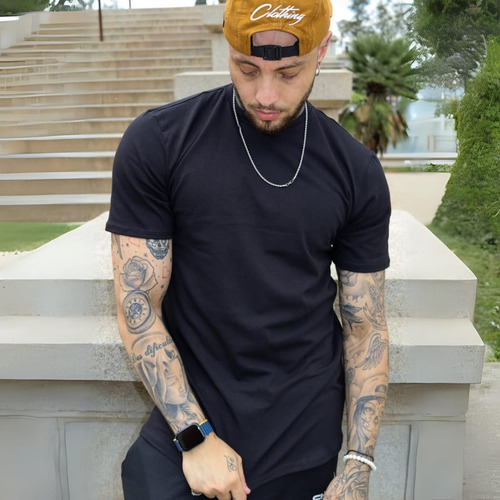 Camiseta Oversized Masculina Basica Lisa Algodão Streetwear