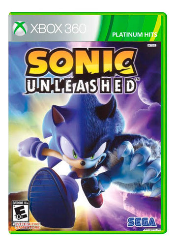 Sonic Unleashed Xbox 360 Mídia Física Com Manual