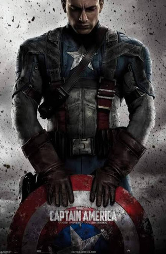 Capitan América...el Primer Vengador Poster De Cine Original