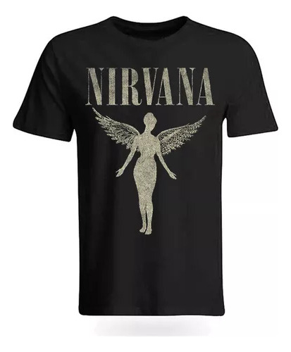 Remera Nirvana In Utero Angel Kurt Cobain Infantil