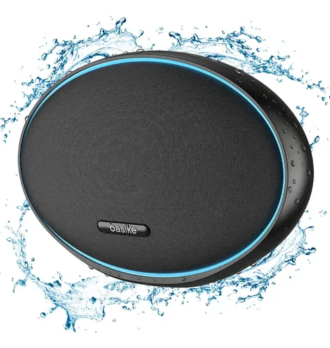 Caixa de Som Basike Ba-MD301 Portátil Bluetooth e Wi-Fi com Luzes RGB e 160W