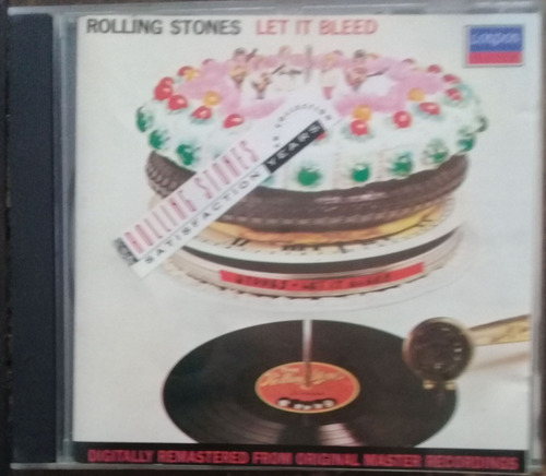Cd (vg+) Rolling Stones Let It Bleed 1a Ed Br Re Rem Aad