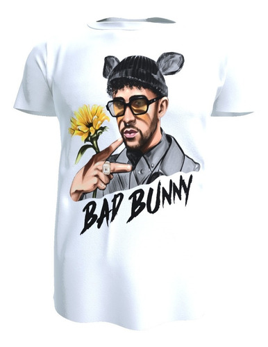 Polera Bad Bunny, Poliester