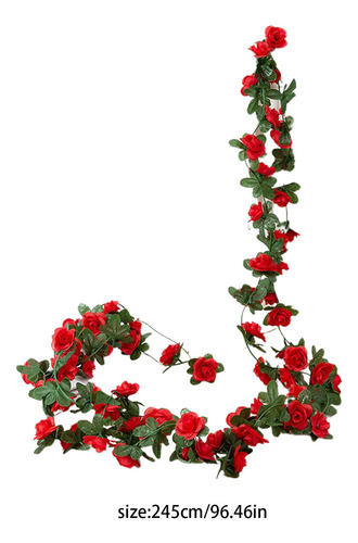Guirnalda De Flores Artificiales En 3d, Guirnalda De Flores