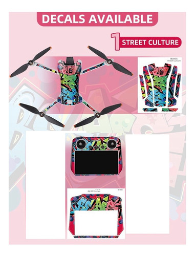 Stickers Protector Plotter Calcos Dron Dji Mini 3 (no Pro)
