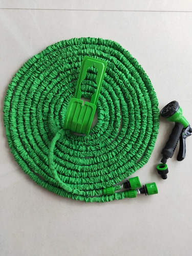 Imagem 1 de 5 de Mangueira Jardim Magica Magic Hose 30m Verde Extensível