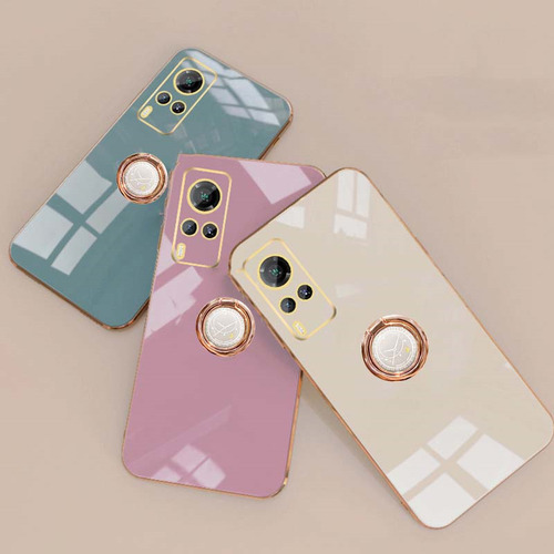 Capa Para Oppo A40 4g Galvanoplastia 6d Anel
