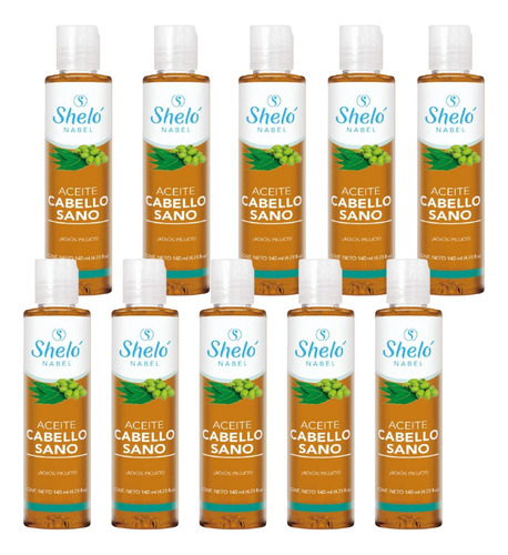 10 Pack Aceite Cabello Sano Shelo