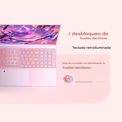 Más Popular Notebook 8gb Ram-512gb 15.6 Win11 Celeron N4000 Rosa