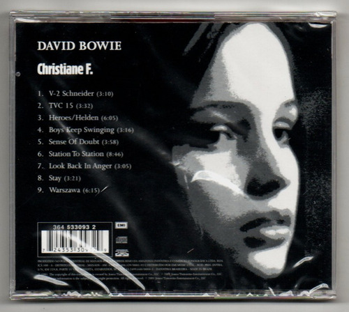 CD David Bowie Christiane F Lacrado