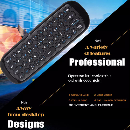 Air Mouse Decontrol Remote Teclado Inalámbrico Smart Tv Pc
