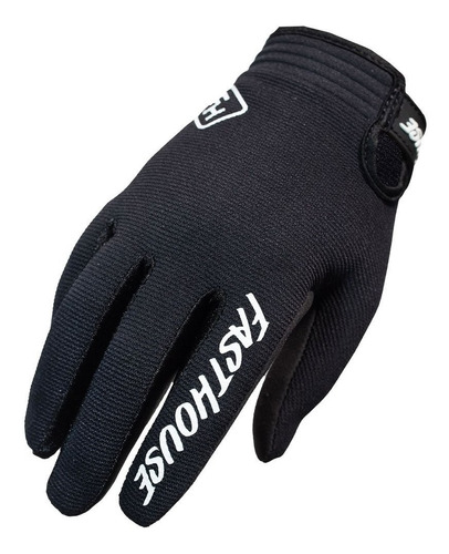 Guantes Fasthouse Carbón Black  Mx / Mtb 