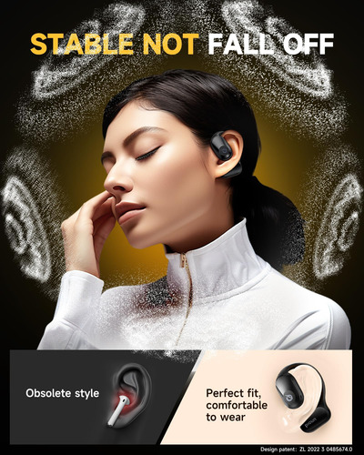 Picun True Auriculares Inalámbricos Abiertos, Bluetooth 54,