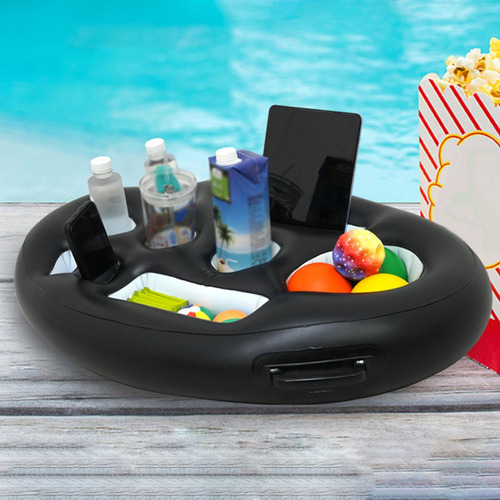 Soporte De Bebida Flotante Inflable Soporte Para Accesorios
