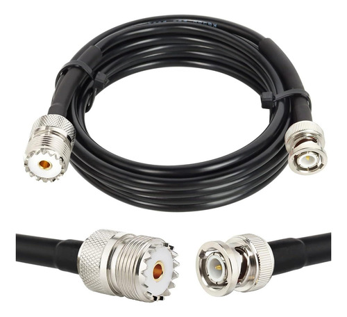 Xrds -rf Uhf Hemble So239 A Cable Mal De 10 Pies, Bnc A Uhf