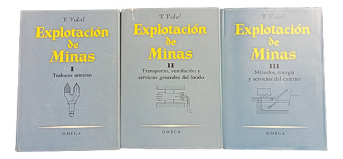 Exploración De Minas - 3 Tomos - Omega - Ilustrados - 1966