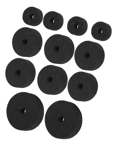 23pcs Kit De Platillo De Almohadilla De Tambor Sin Deslizami