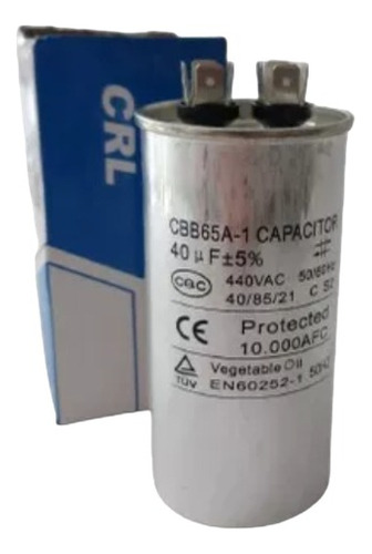 0119 Capacitor De Marcha 40 Mf A 440 Vac