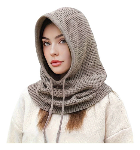 Pasamontañas Con Capucha For Mujer, Bufanda, Resistente Al