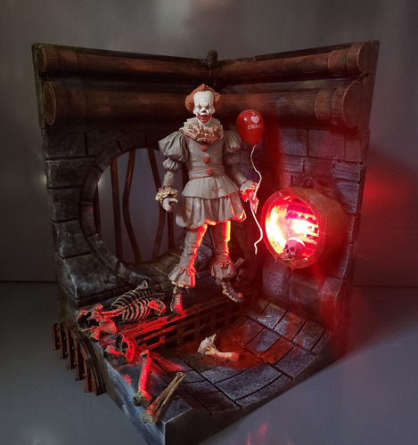 Maqueta It Pennywise Escala Neca Alcantarillado