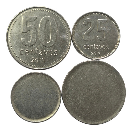 Set Monedas No Emitidas 25y50¢ + Cospel Unc 2013