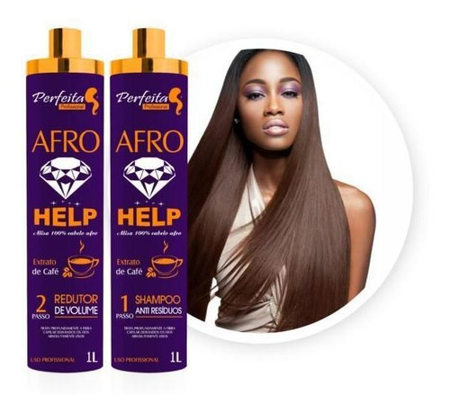 Escova Progressiva Afro Help 1l - Perfeita Profissional