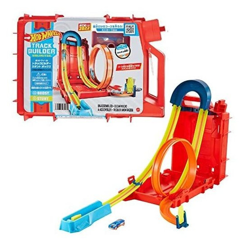 Hot Wheels Track Builder Pista De Caja De Acrobacias Para La