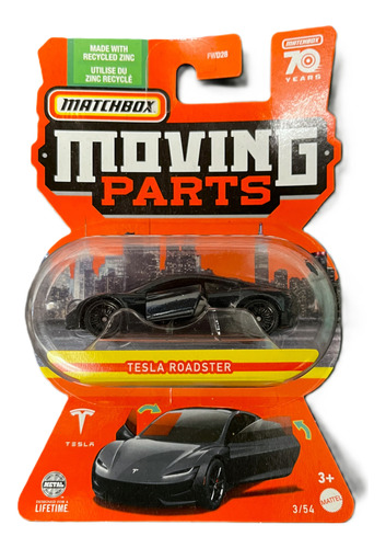Matchbox Moving Parts Tesla Roadster (2023)
