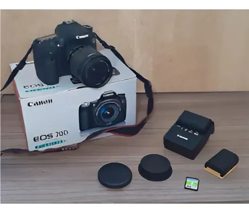 Canon Eos 70d (w) Dslr + Lente 18-55mm + Lowepro Slingshot