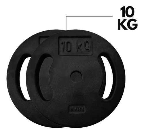 Kit Cadeira Extensora Anilhada Academia + 4 Anilhas De 10kg