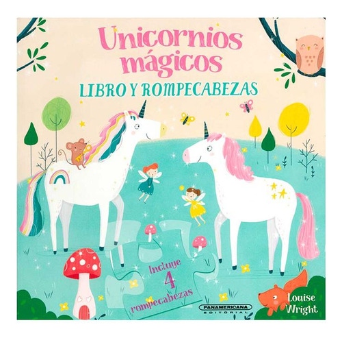 Libro Unicornios Mágicos. Libro Y Rompecabezas