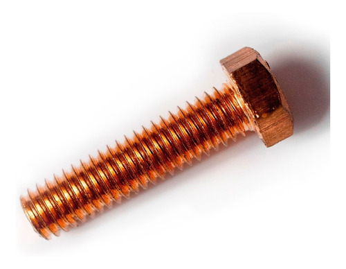 Tornillo Bronce Al Silicio 1/4x1 1/4 Kit Tuerca Y 2 Rondanas