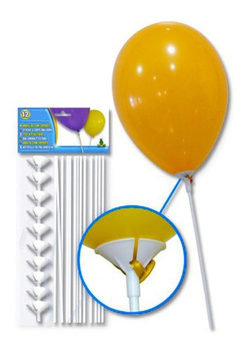 Soporte P/globo Blanco X 100 Unidades!!!!súper Oferta!!!