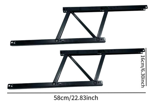 2x Mesa De Centro Dobradiças De Mola Acessórios Dobráveis