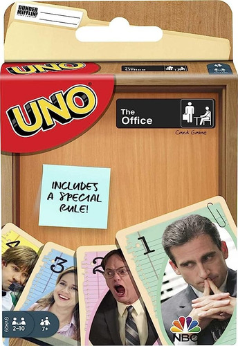 Uno The Office Serie Juego Cartas Coleccion Fans Nueva Regla