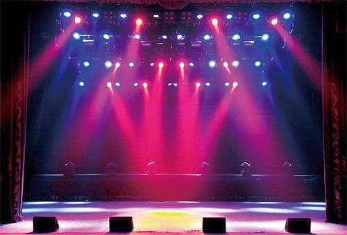 Yeele 7x5ft Escenario Concierto Fondo Musical Hall Club Fond