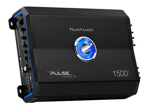 Planet Audio Pl1500.1m Pulso 1500 Vatios, 2 Ohm Estable Clas