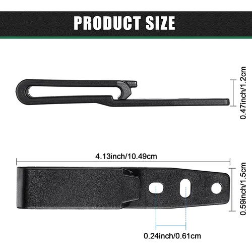 Clips De Seguridad Para Pistola, Facilmente Adaptable