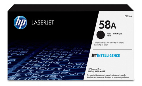 Toner Original Hp 58a Cf258a Black