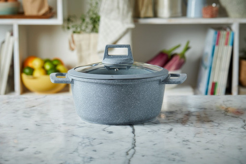 Imagen 5 de 10 de Maestro De Cocina - Set Cerámica Sartenes X2 & Cacerola 24cm