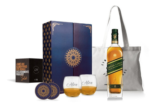 Experiencia Premium Johnnie Walker Green 750ml Box Regal