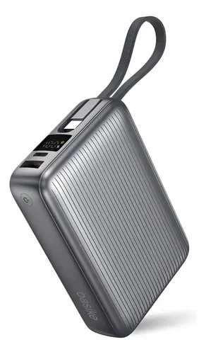 Power Bank 20.000mah Rápido Portátil 45w Rápido Com Display Cor B...