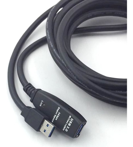 Extensor Usb 3.0 Ativo Repetidor A Macho X A Fêmea 20 Metros